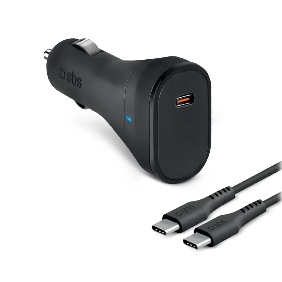 SBS 65W PD Autoladegerät Kit USB-C Kabel 2 m