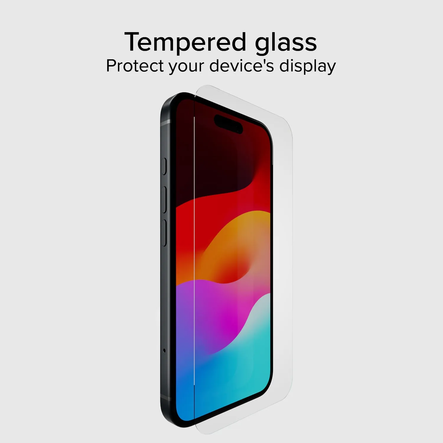 SBS Panzerglas iPhone 16/15 Displayschutz transparent