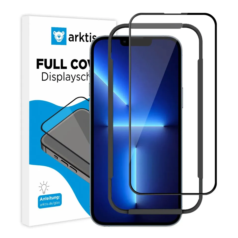 arktis ArktisPRO Full Cover iPhone 13 Pro Panzerglas hüllenfreundlich