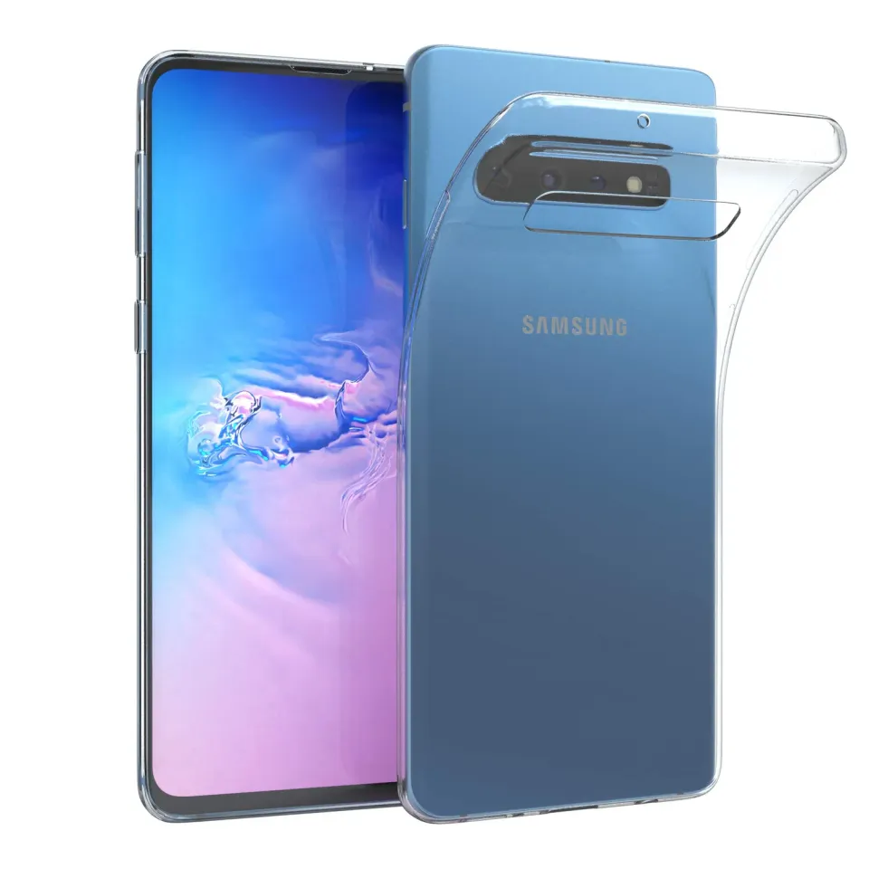 EAZY CASE Galaxy S10 Silikonhülle Transparent 0,8mm dünn