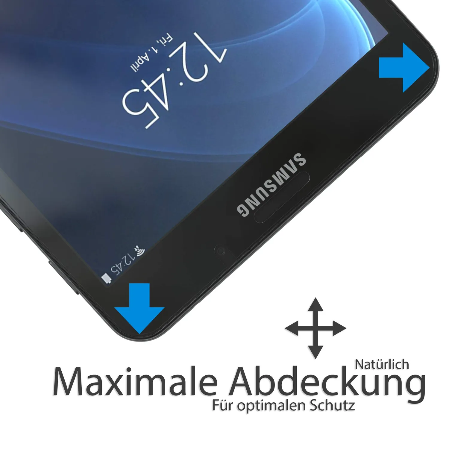 EAZY CASE Galaxy Tab A 7.0 2016 Schutzglas Transparent 9H