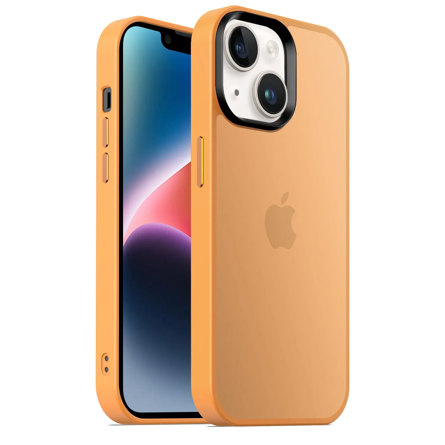 arktis Matt iPhone 15 Hülle TPU Metall-Buttons