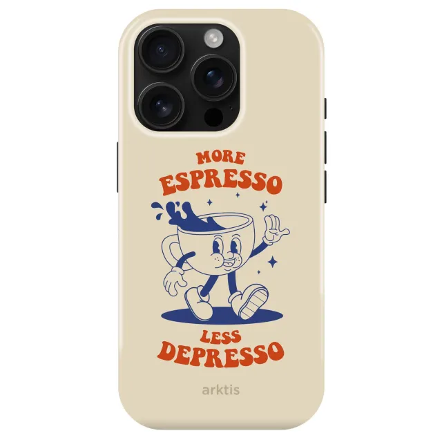 arktis Espresso iPhone 15 Pro Max Hülle MagSafe braun