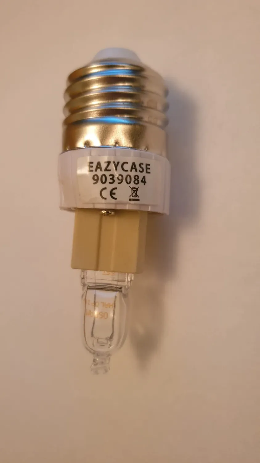 EAZY CASE E27 auf G9 Lampensockel Adapter Weiß 4er