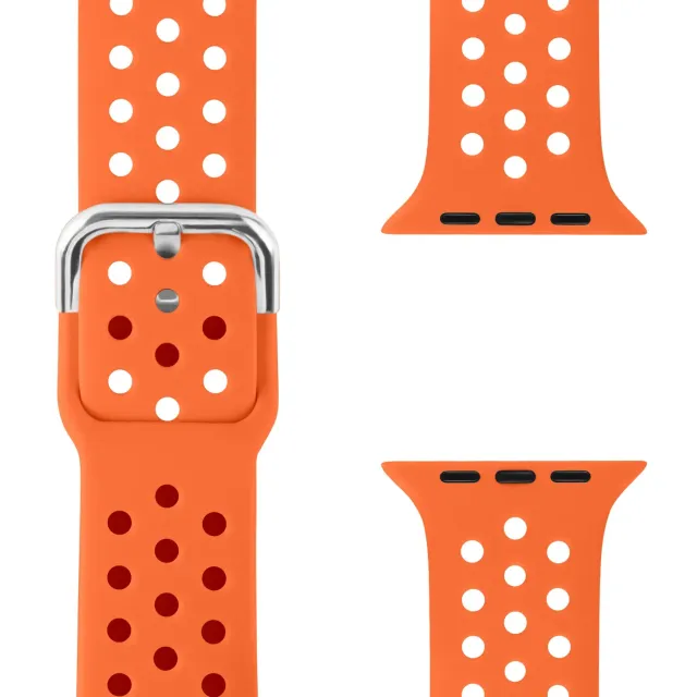 arktisband Nova Apple Watch Armband Silikon schwarz 44mm