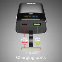 SBS Powerbank 10000 mAh 20W PD LCD mit Kabel