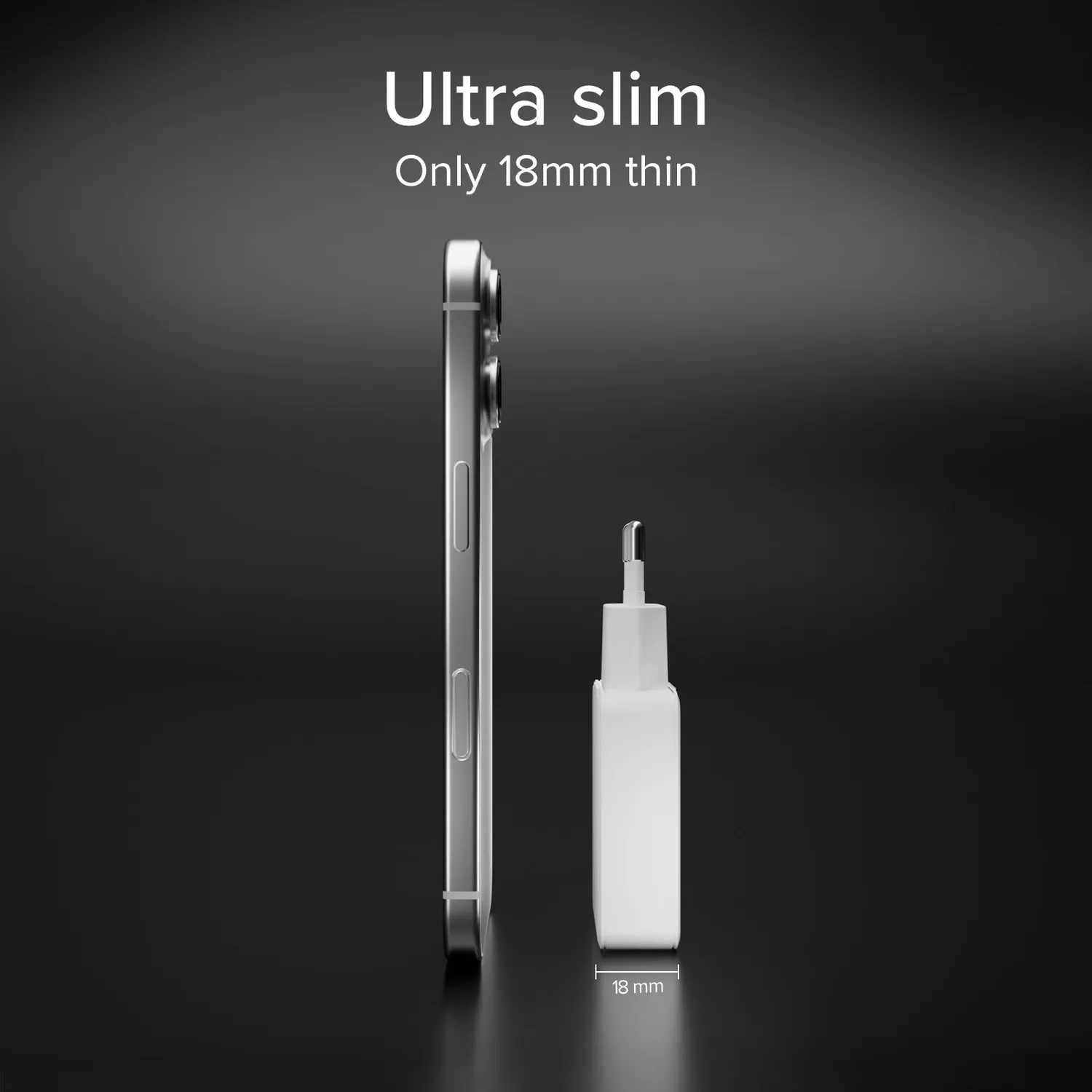 SBS 65W Dual USB-C Ladegerät ultraflach GaN