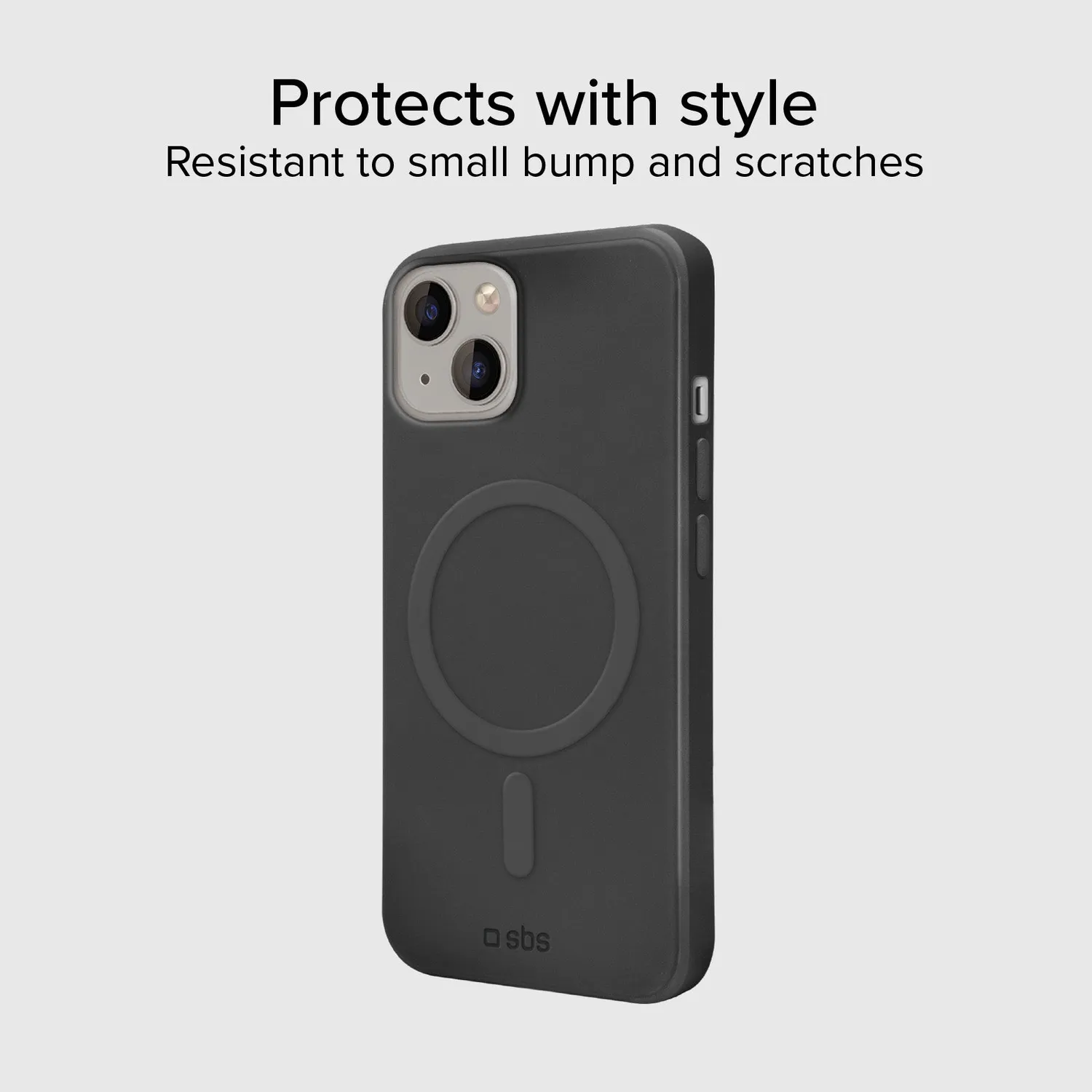 SBS Instinct Mag Hülle iPhone 15 Plus MagSafe Schwarz