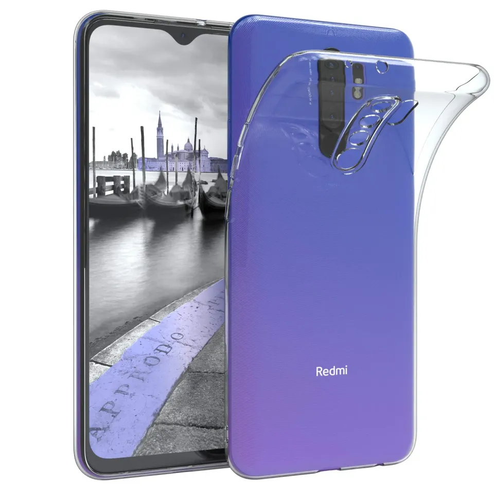 EAZY CASE Redmi 9 Silikon Hülle Transparent ultradünn