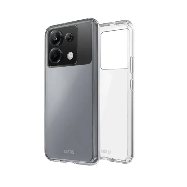 SBS Skinny Handyhülle Poco X6 5G Transparent dünn