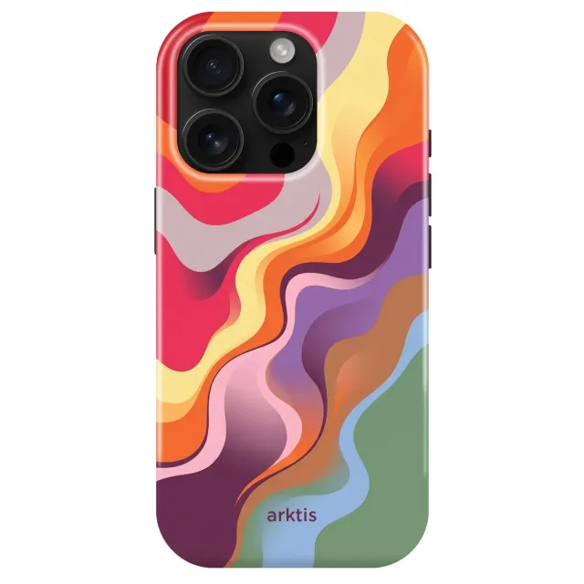 arktis iPhone 14 Pro Hülle Happy Life MagSafe