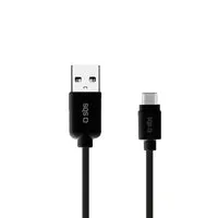 SBS USB-C Kabel 1m USB 2.0 Lade- Datenkabel schwarz
