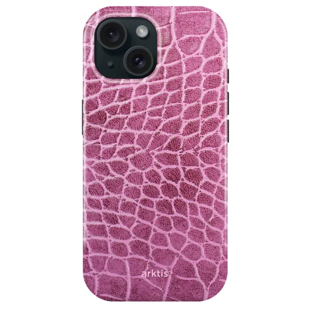 arktis iPhone 14 Hülle Pink Lizard mit MagSafe