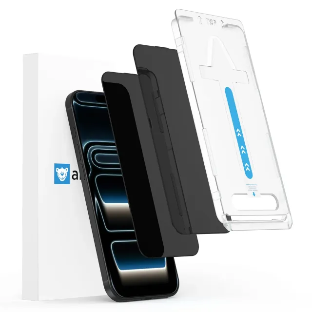 arktis PRIVACY iPhone 18 Pro Panzerglas 2 Stück mit Blickschutz