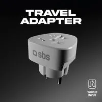 SBS Schuko Reiseadapter universal 2500W