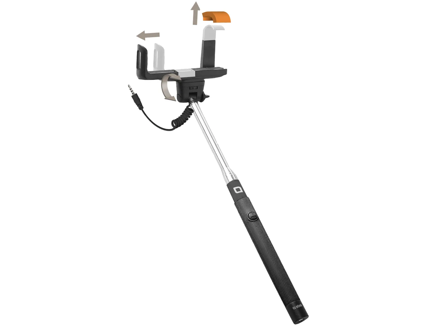 SBS Selfie-Stick mit 3,5mm Klinke 1m ausziehbar