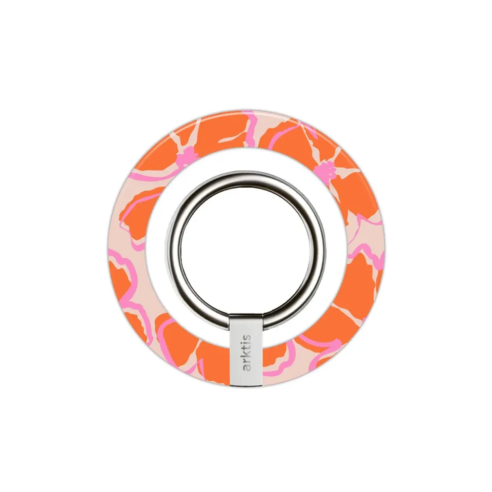 arktis MagSafe Ringhalter Orange Mallow mit N52 Magnet