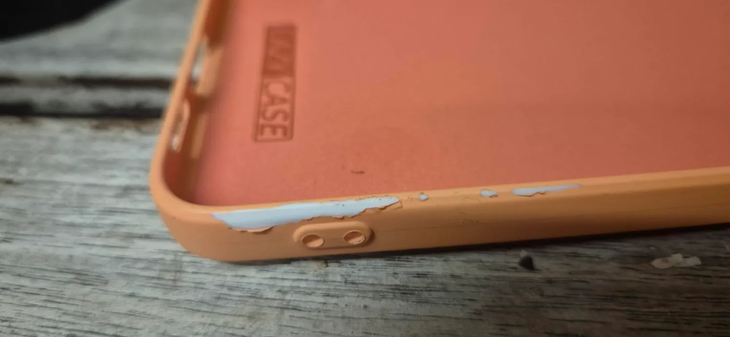 EAZY CASE Silikonhülle Galaxy S24 Plus Orange Hellorange matt
