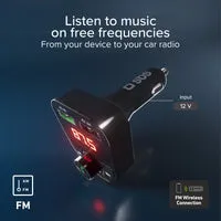 SBS 15W Auto-Ladegerät FM-Transmitter Bluetooth USB
