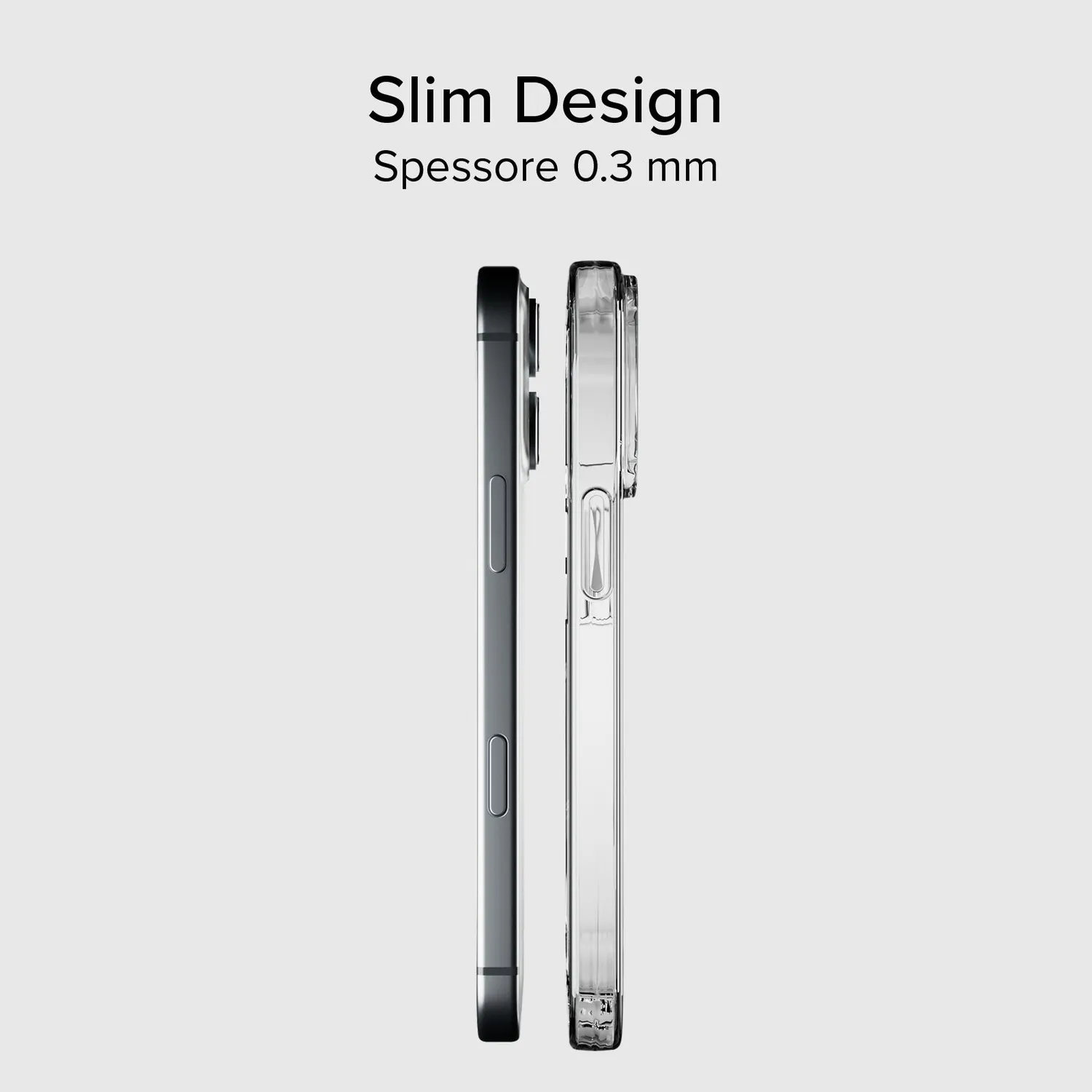 SBS Skinny Handyhülle iPhone 16 Plus transparent