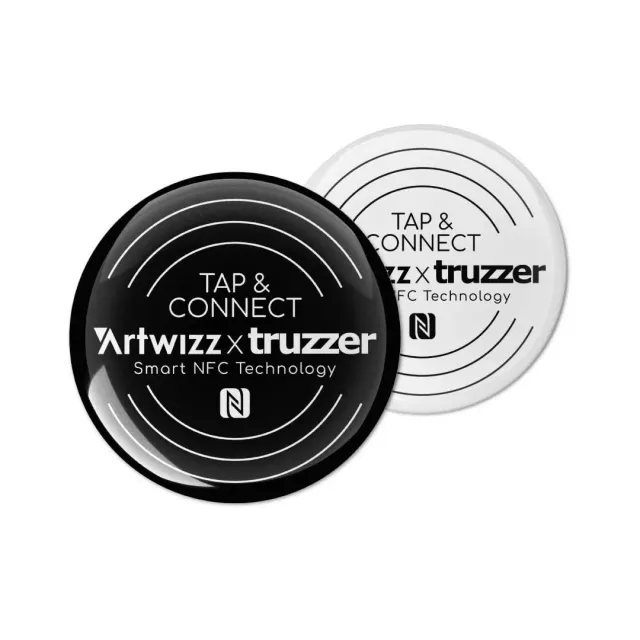 Artwizz NFC Smart Button Sticker vCard wiederbeschreibbar