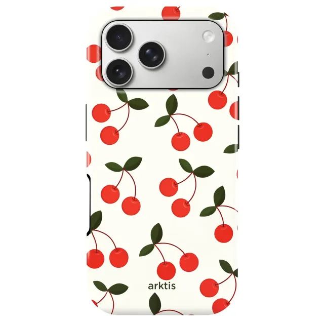 arktis Cherry iPhone 17 Pro Max Hülle MagSafe mit Print