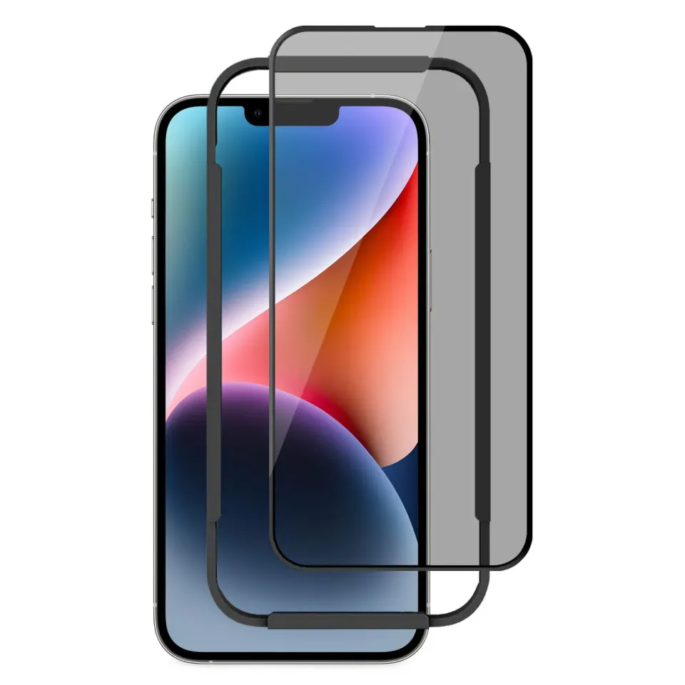arktis iPhone 14 Privacy Glas Full Cover Blickschutz 9H