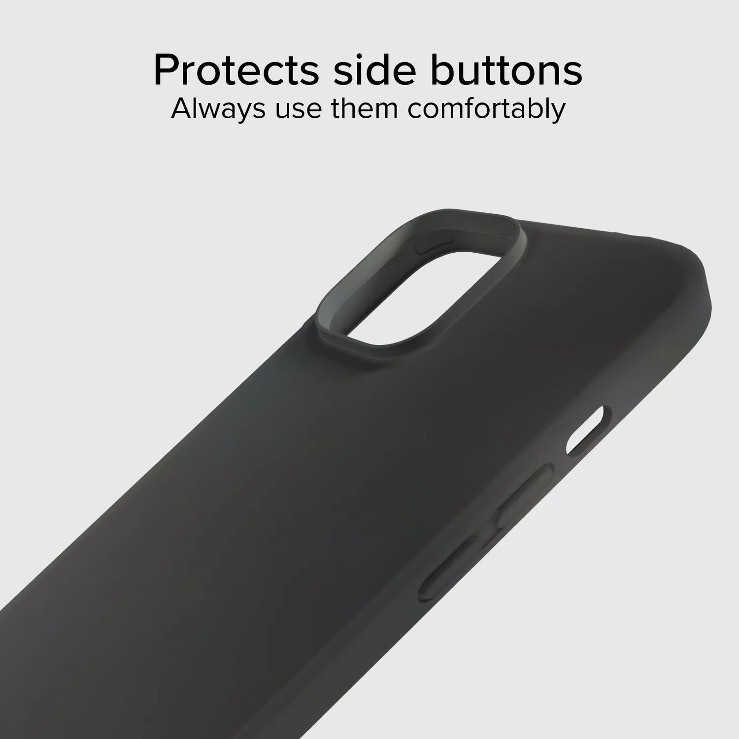 SBS Instinct iPhone 15 Hülle Schwarz TPU stoßfest
