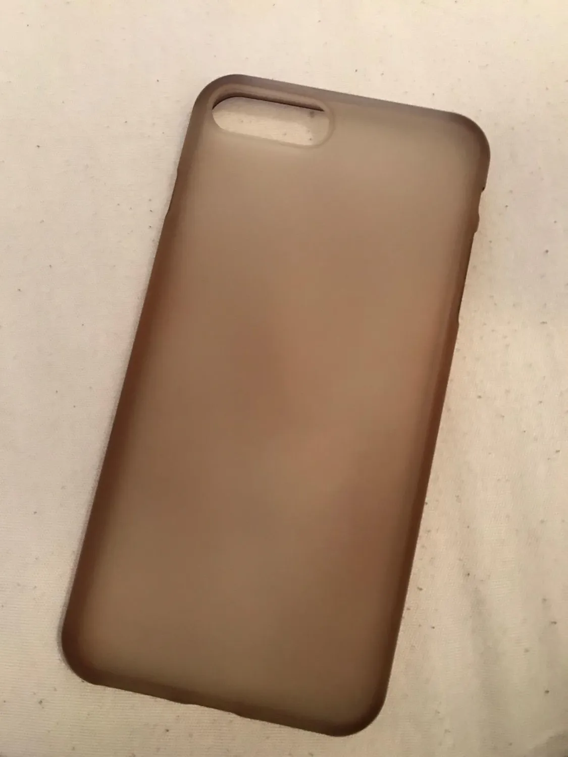 EAZY CASE iPhone 7 Plus / 8 Plus Hülle Anthrazit gebürstet