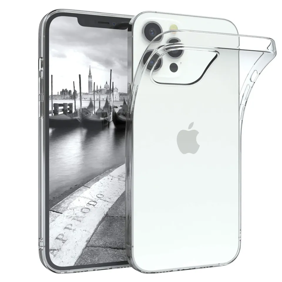 EAZY CASE iPhone 12 Pro Max Hülle Transparent dünn