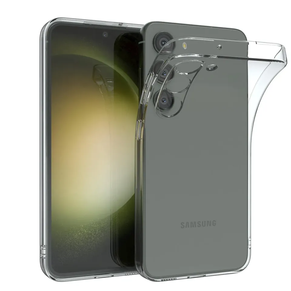 EAZY CASE Galaxy S23 Silikonhülle Transparent