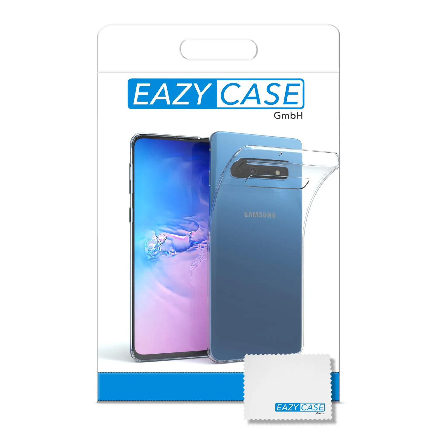 EAZY CASE Galaxy S10 Silikonhülle Transparent 0,8mm dünn