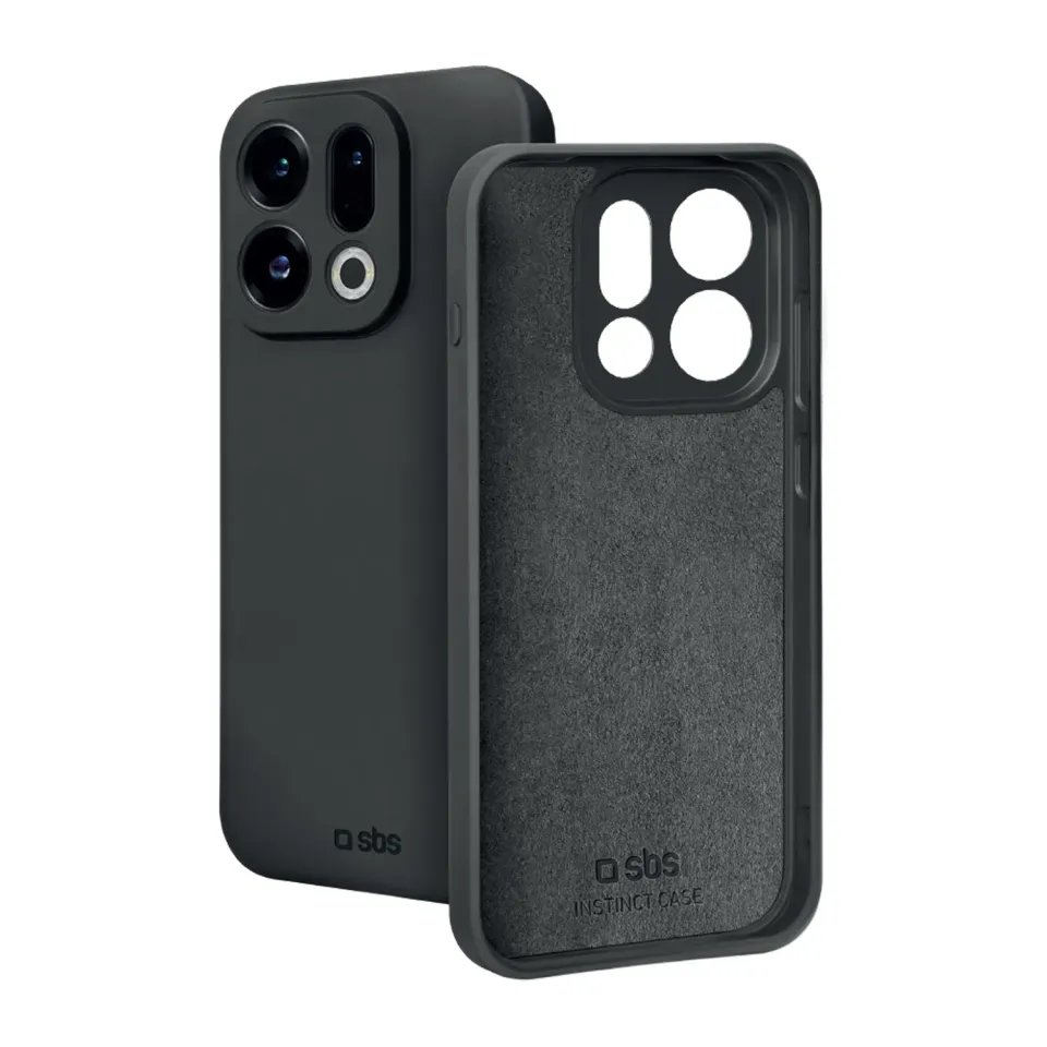 SBS Instinct Find X9 Hülle Schwarz TPU stoßfest