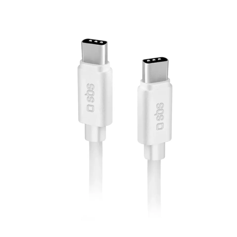 SBS Polo USB-C Kabel 1,5m weiß Silikon