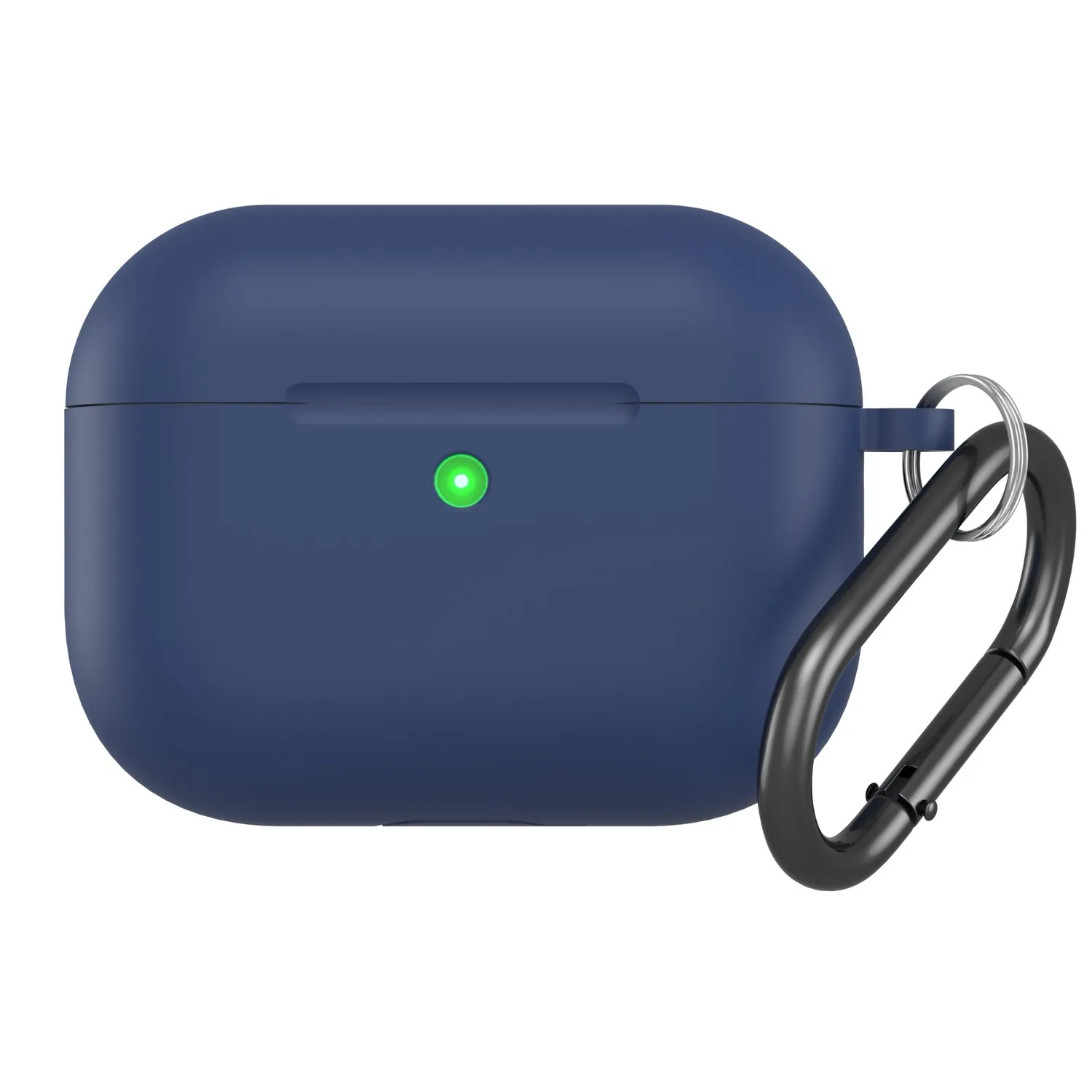 arktis AirPods Pro 3 Silikon Case Schwarz Karabiner