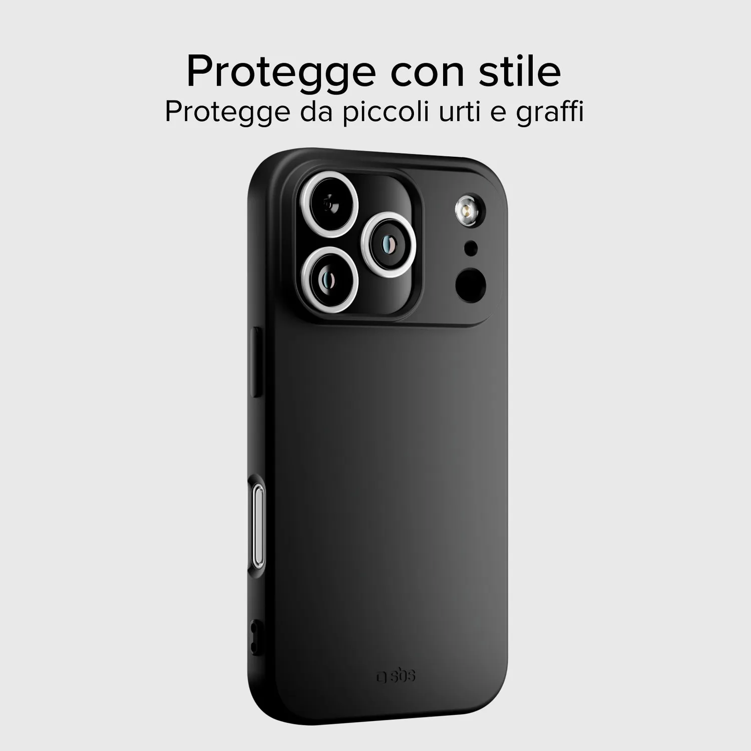 SBS Instinct Hülle iPhone 17 Pro / 18 Pro Schwarz TPU