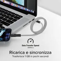 SBS USB-C Ladekabel 1 m magnetisch 60W