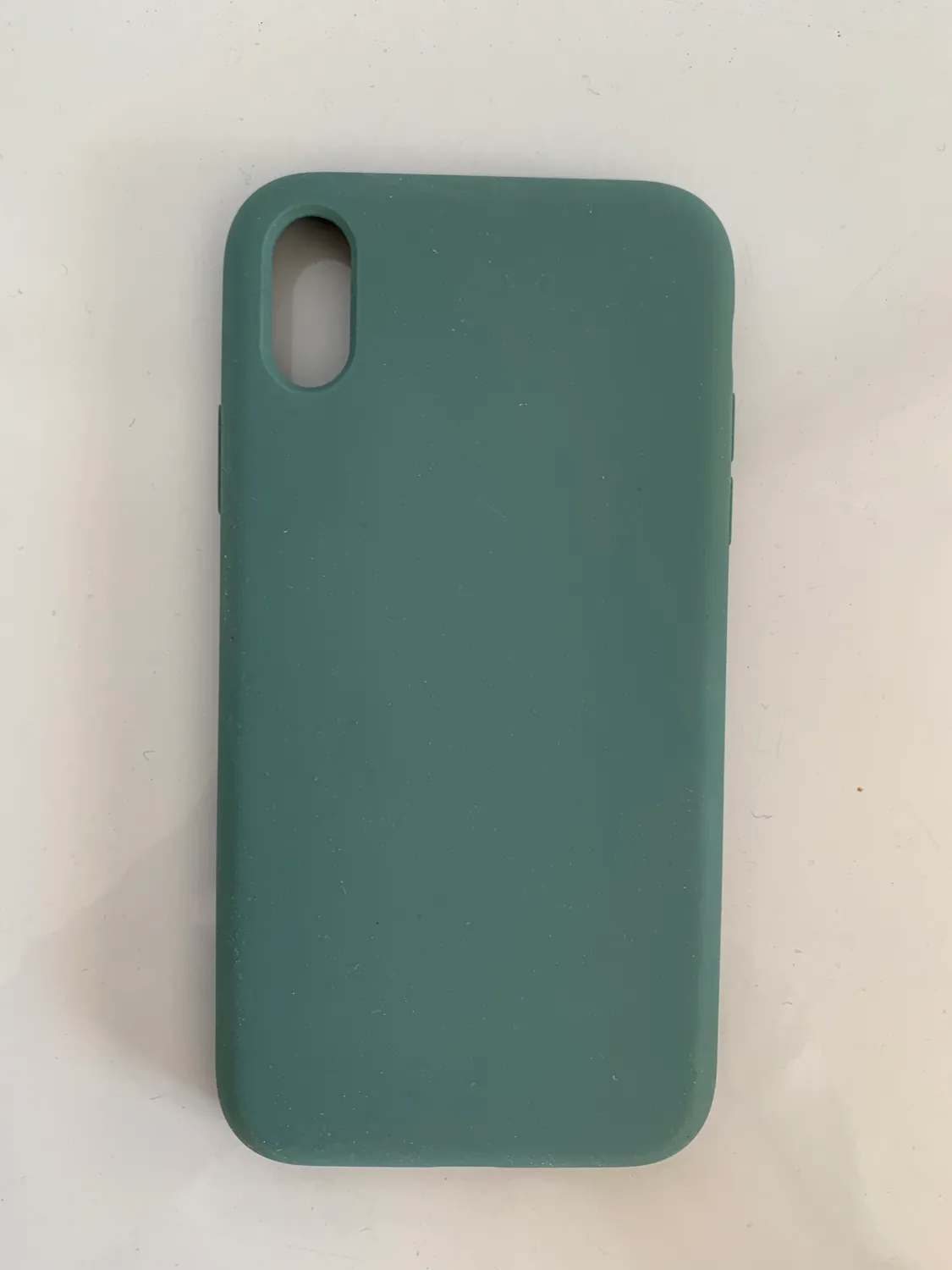 YATWIN iPhone XR Silikonhülle Dunkelgrün Folie stoßfest