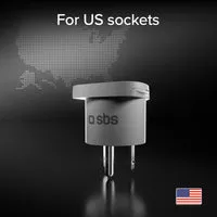SBS Universal Reiseadapter Typ B USA 2500W