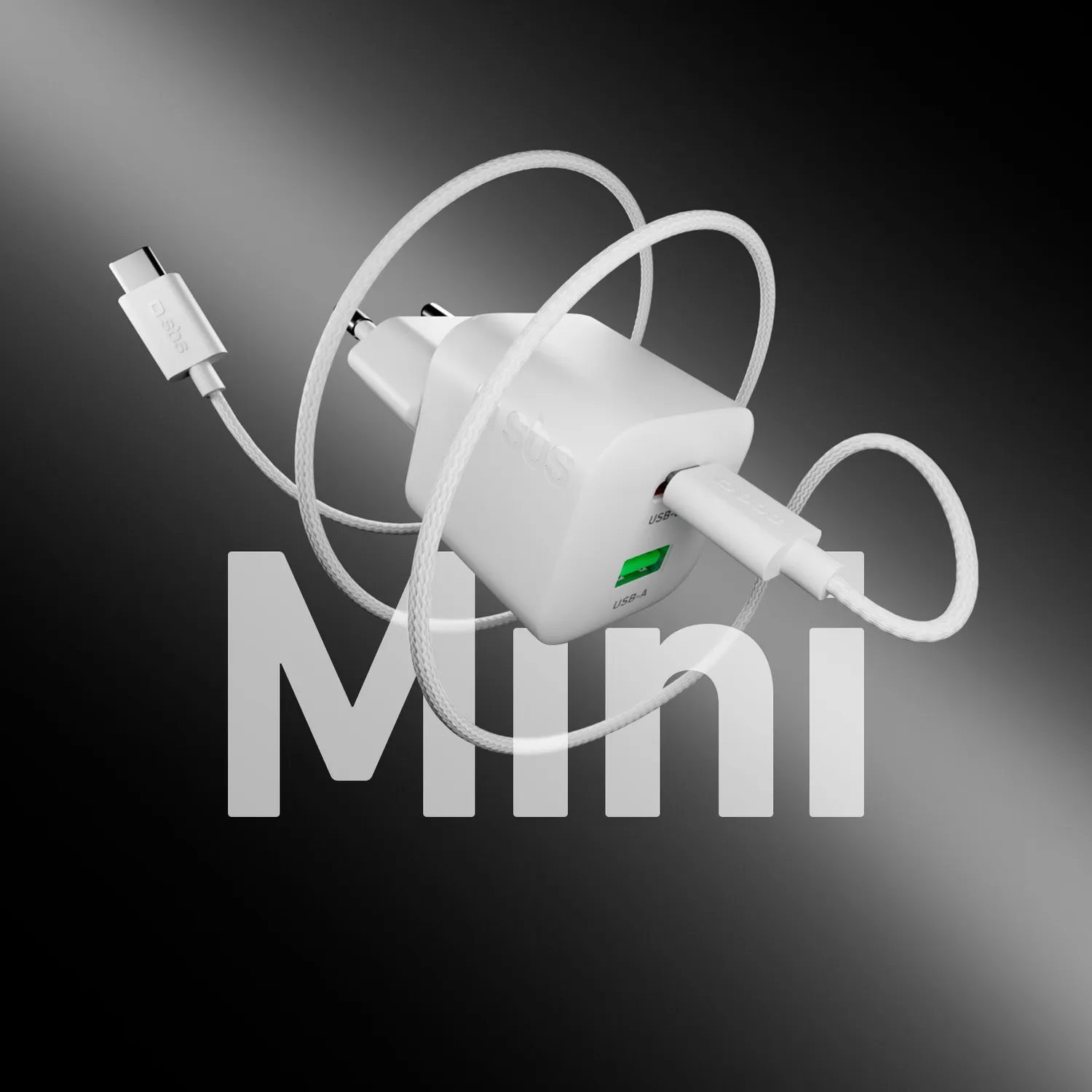SBS 20W PD GaN Ladegerät Set 1,5m Kabel USB-C
