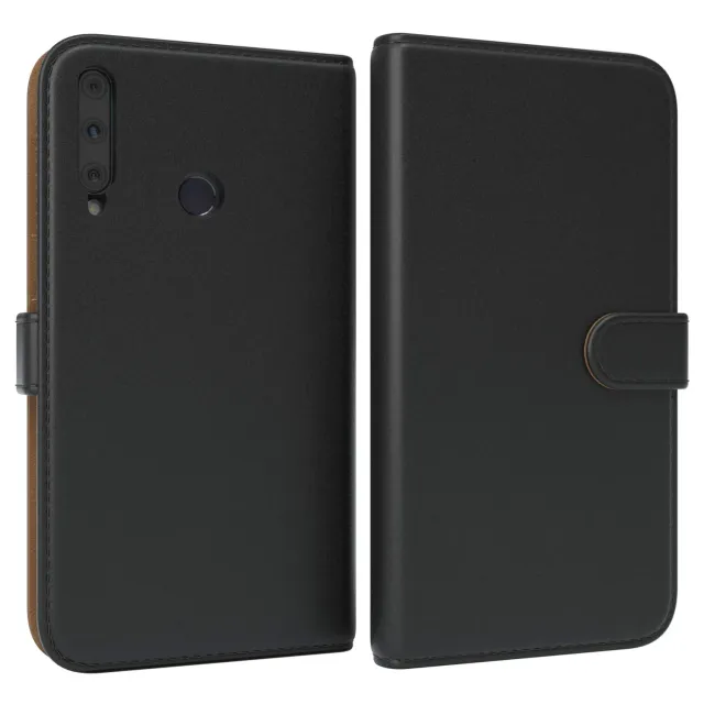 EAZY CASE Klapphülle Huawei P40 Lite E Schwarz Kartenfach
