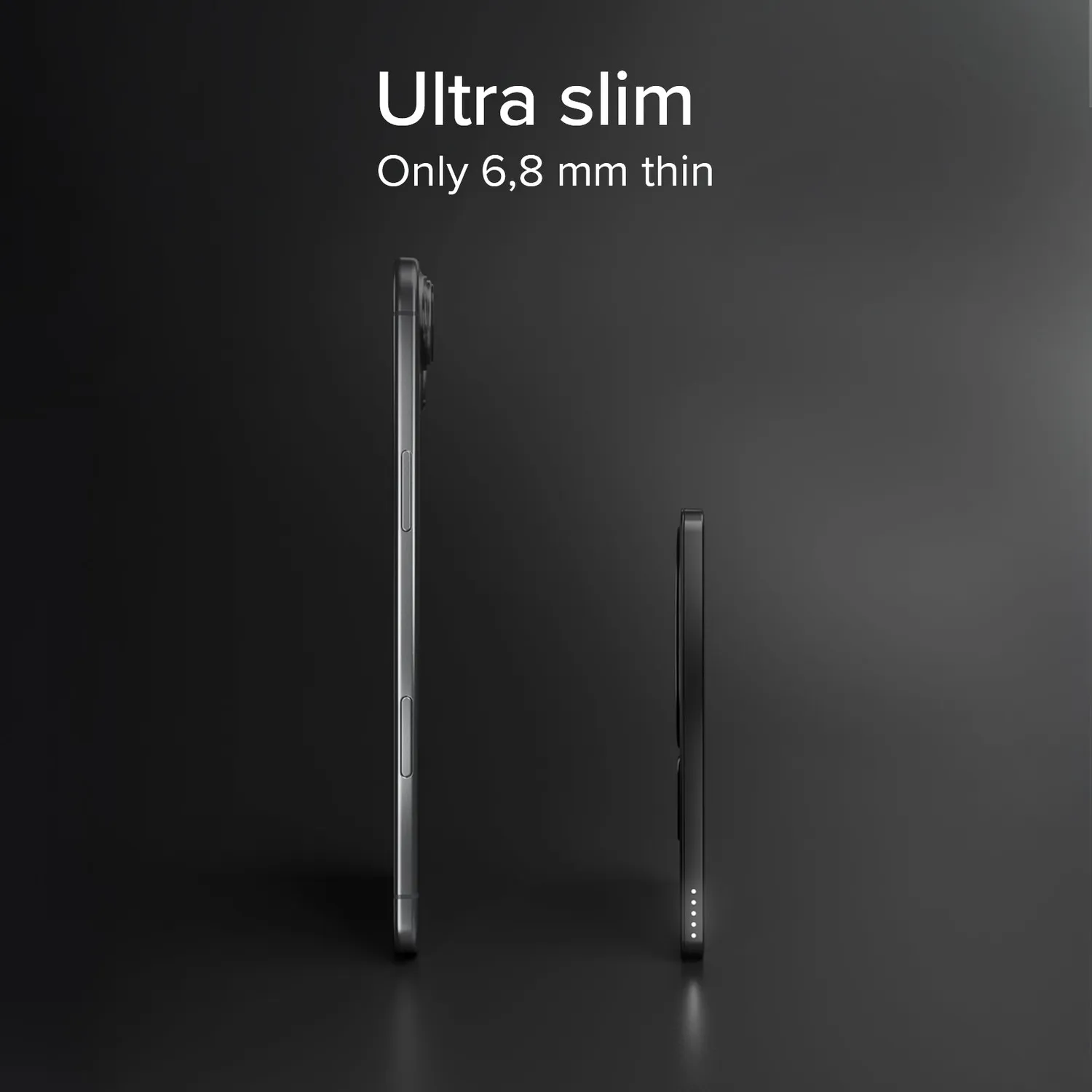 SBS Light Mag 3000 Powerbank magnetisch 3000mAh slim