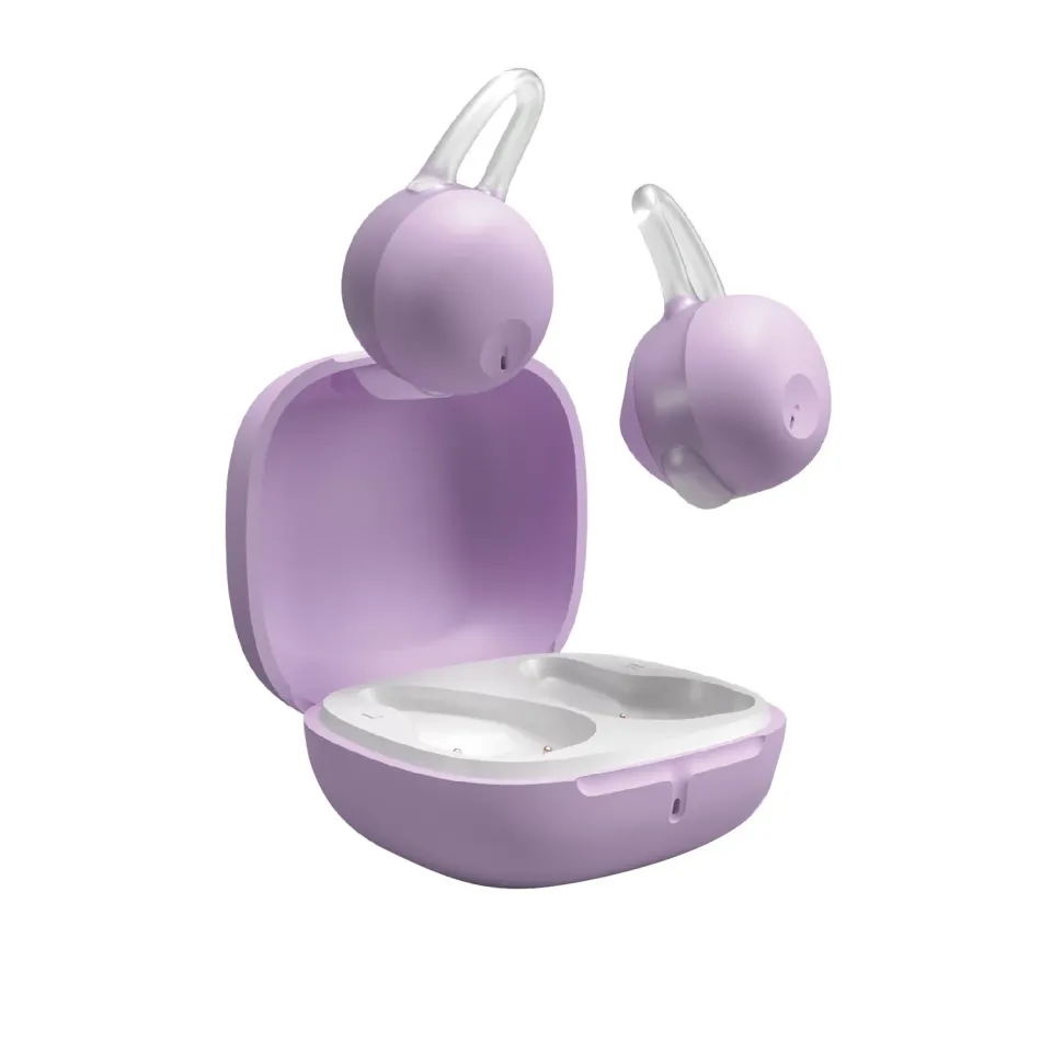 SBS OWS Open-Ear Kopfhörer rosa mit Case