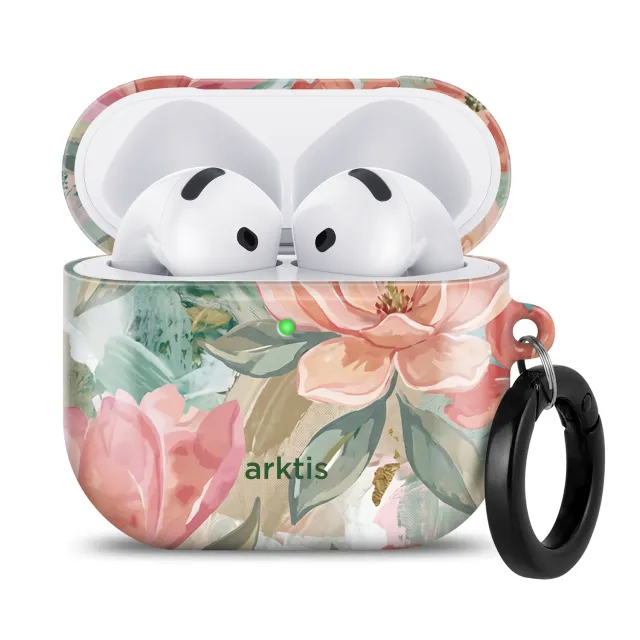 arktis AirPods 4 Hülle Pastel Flowers Print