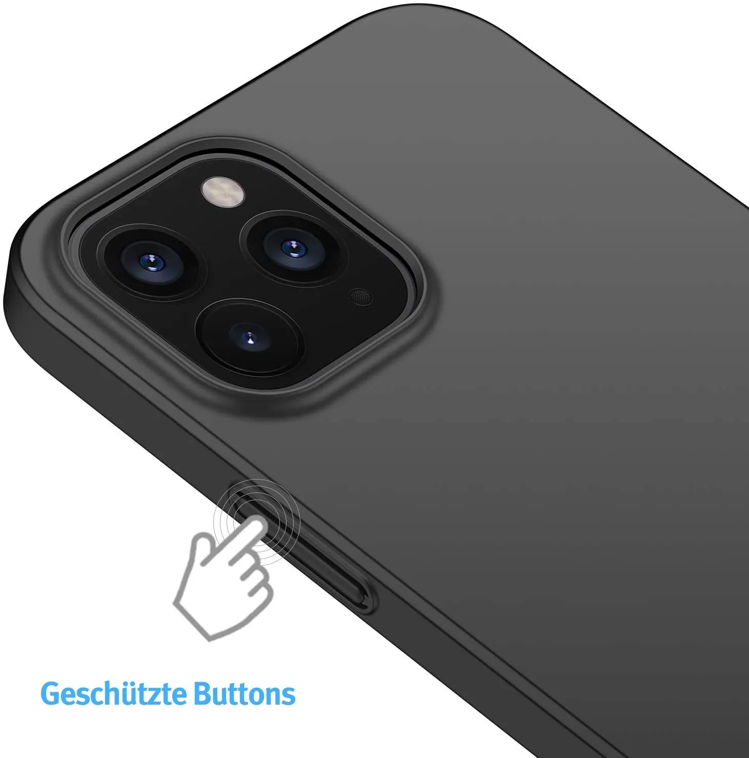 arktis iPhone 13 Pro UltraSlim Hardcase schwarz dünn