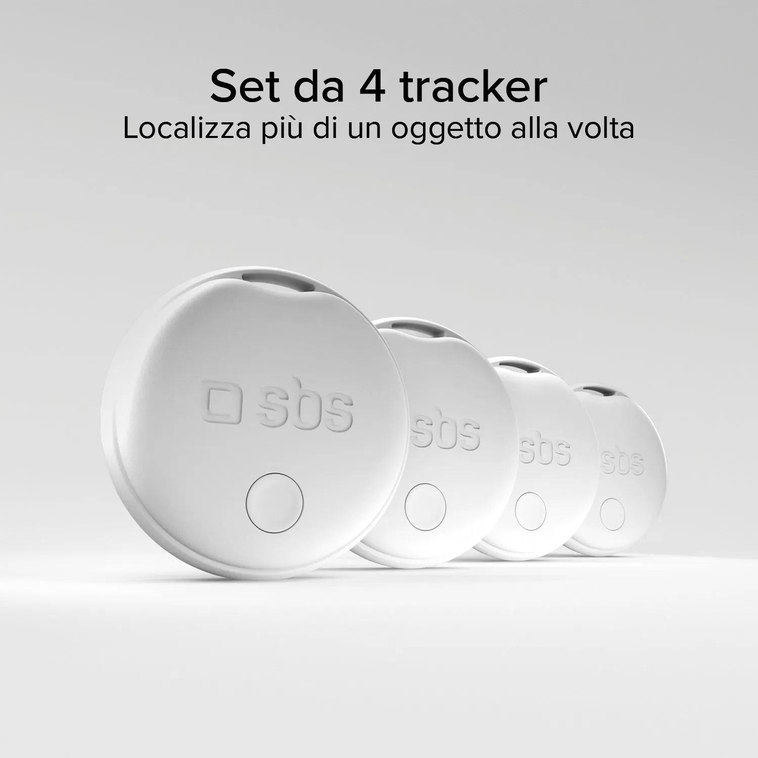 SBS Track My Circle Finder Tracker Apple Find My 4er Set IP65