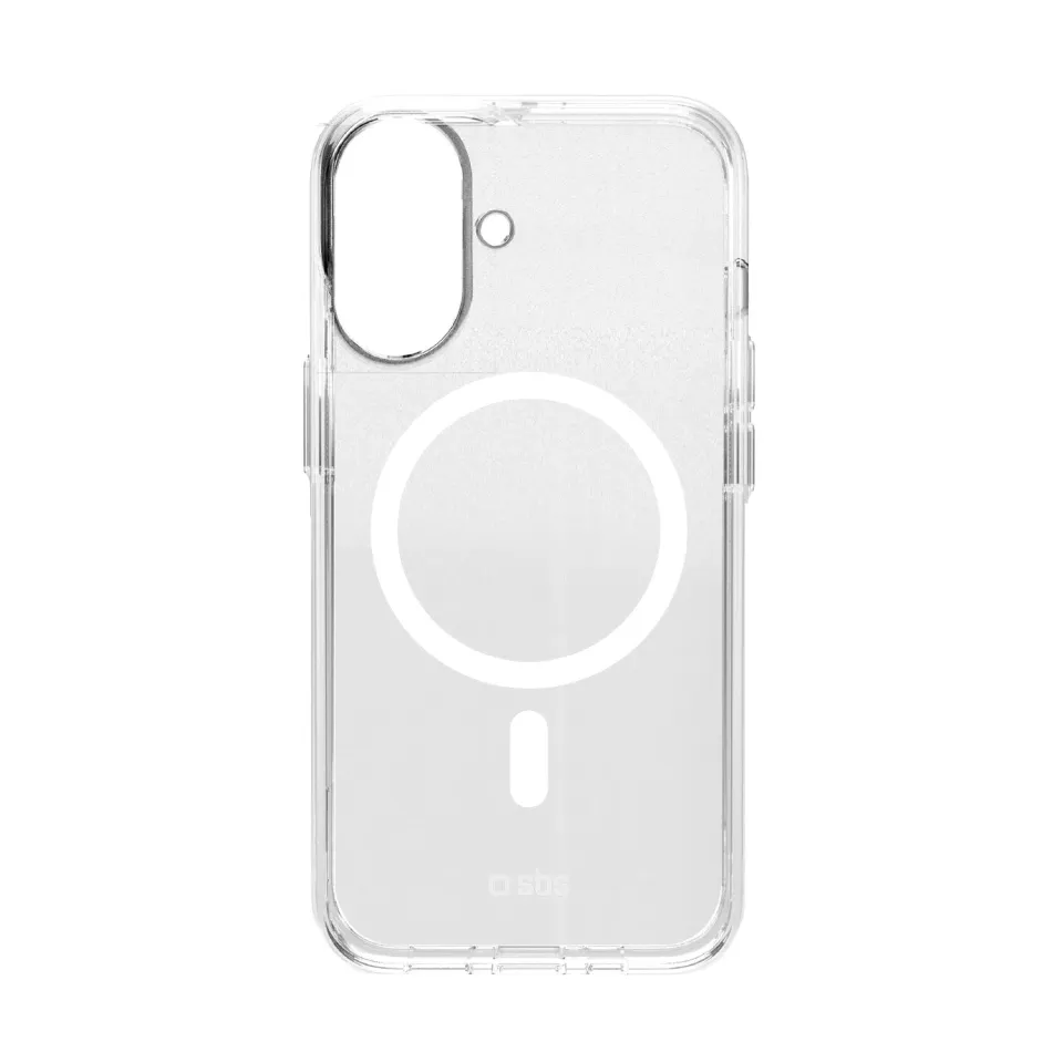 SBS D3O iPhone 16 Handyhülle transparent MagSafe stoßfest