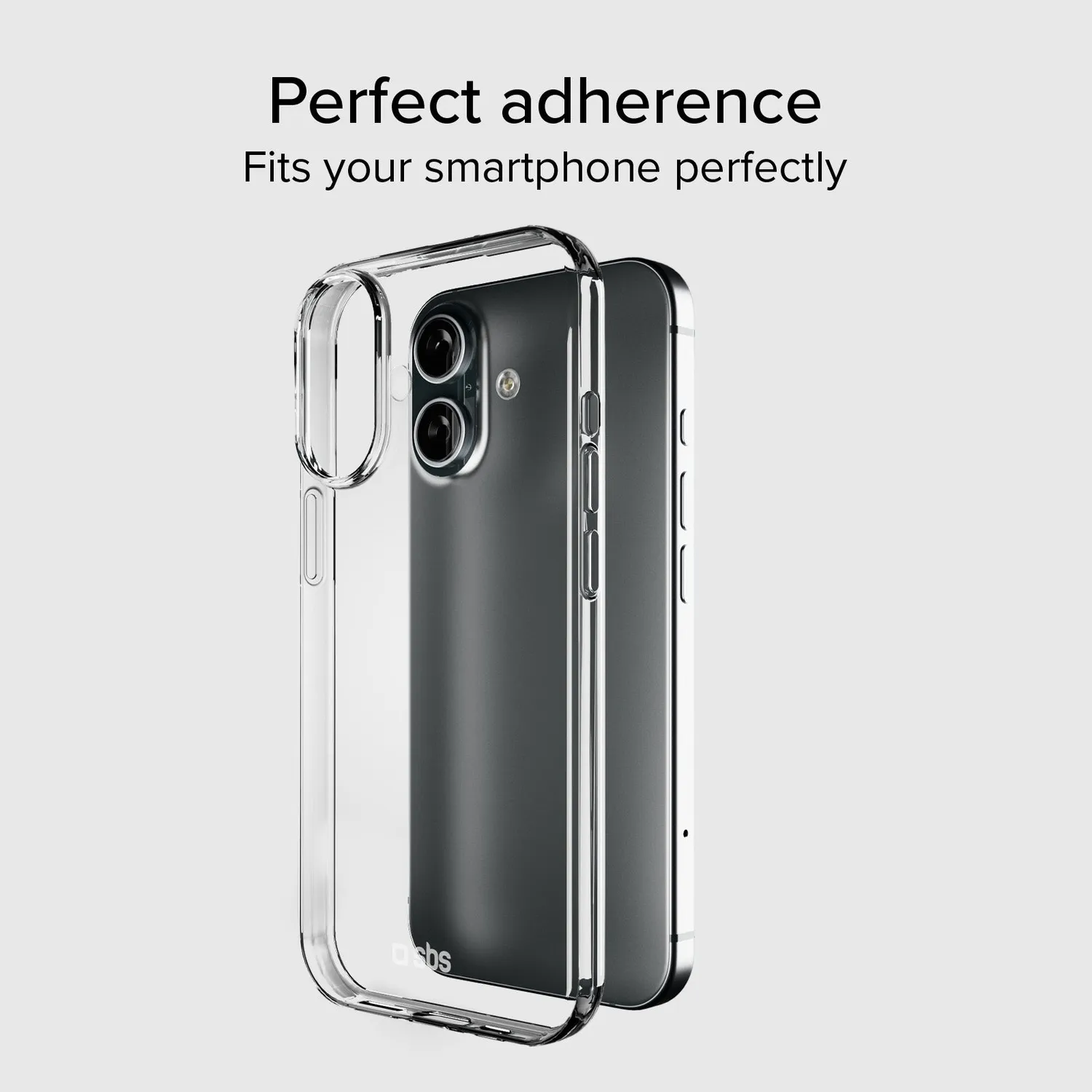 SBS Skinny Handyhülle iPhone 16 Plus transparent