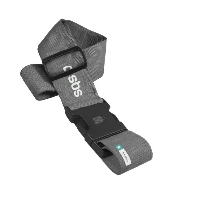 SBS Koffergurt verstellbar 100-180 cm schwarz