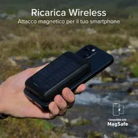 SBS Solar Powerbank 5000 mAh mit Wireless Charging